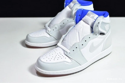 BLUE ZOOM 1 HIGH JORDAN RETRO RACER WHITE - 0818
